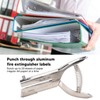 Heavy Duty Hand Held Hole Punch 6mm Dia Round Single