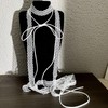 Lamerry Choker, Lace, Ribbon, Bowknot, Mine-based, Subcal, Y2k, Gothic, Long,