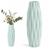 Vasi in Plastica 2 Pezzi Effetto Ceramica Verde