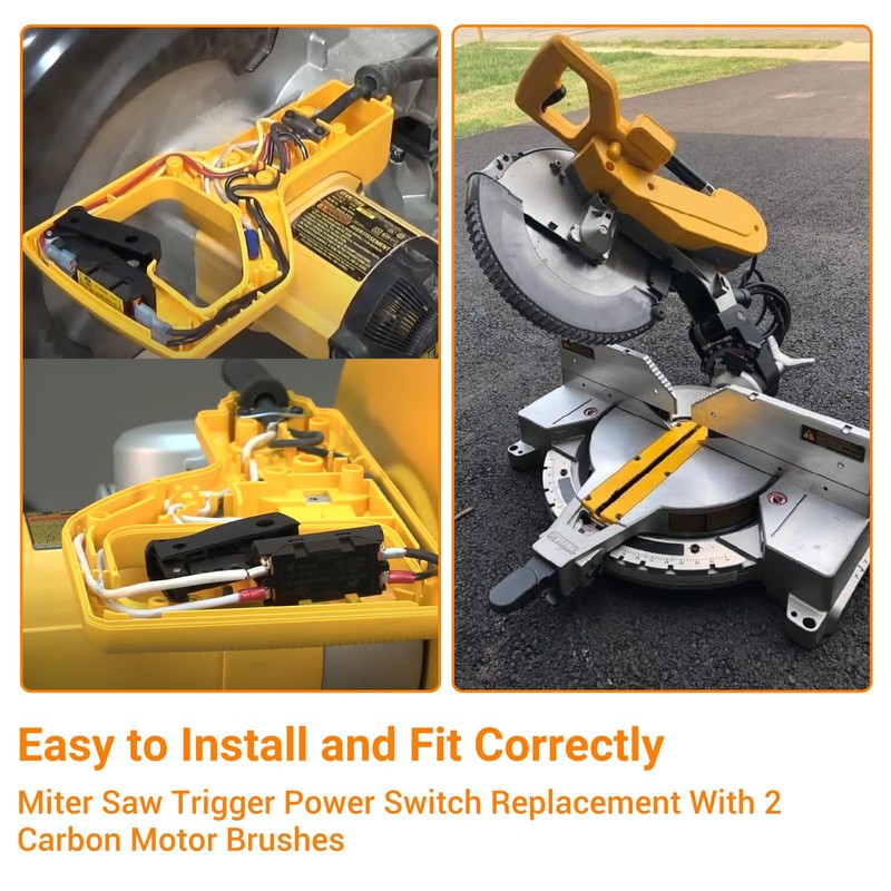 Miter Saw Trigger Power Switch, Compatible with De Walt Miter