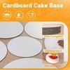 EUSOAR Cardboard Cake Boards, 25 Pack 12 Inch White Sturdy