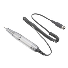 Mikinona Professional Nail Drill Handpiece for Electric Nail Machines Silver White Low Noise Vibration Durable Material Comfortable Grip for Manicure Pedicure