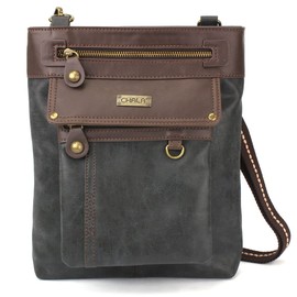 CHALA GEMINI Crossbody Canvas Gift Messenger Bag Black - Turtle