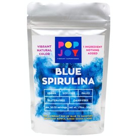 POPJOY - Polvo de espirulina 100 azul - SuPERFODS vibrantes                                                                                           