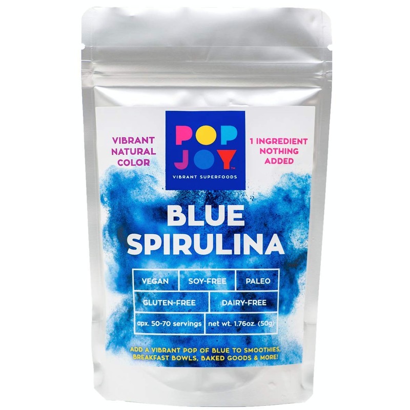POPJOY - Polvo de espirulina 100 azul - SuPERFODS vibrantes