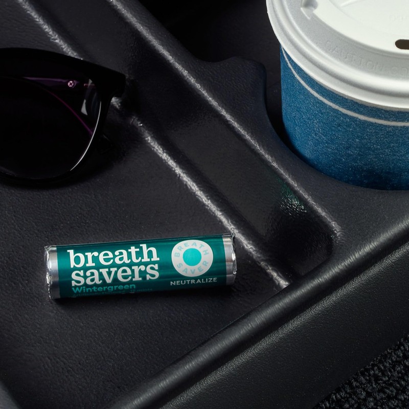 BREATH SAVERS Wintergreen Flavored Sugar Free Breath Mints Rolls, .75
