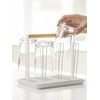 Wahei Freiz RG-0453 Glass Stand with Tray for Kitchen Laundry