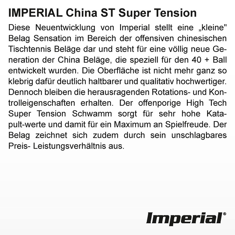 Imperial China ST Super Tension (2.0 mm - Black)
