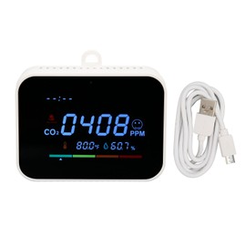 Indoor Air Quality Meter Wireless WiFi Intelligent CO2 Detection Temperature Humidity Remote Control Alarm Meter