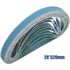 10pcs Sanding Belt 80 Grit Belt Sander Paper Mixed Power