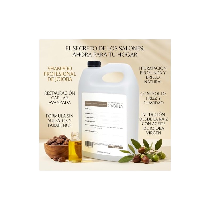 Shampoo a Granel para Hoteles con Aroma de Jojoba 1
