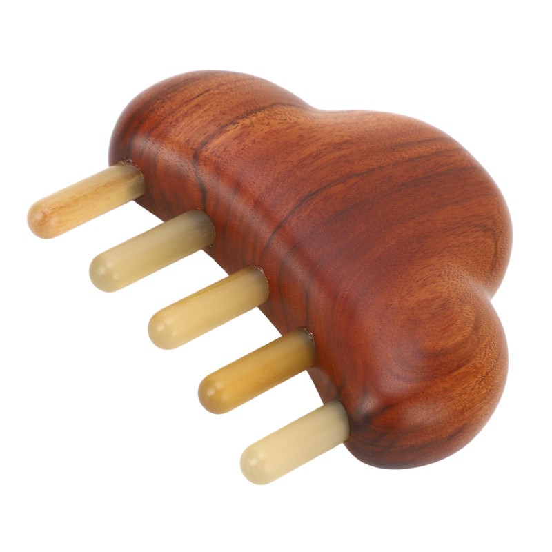 Rosewood Meridian Comb Wide Comb Teeth Reduce Stress Wooden Scalp