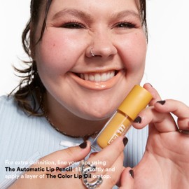 3INA MAKEUP - The Color Lip Oil 137 - Light Honey Yellow Lip Gloss with Hyaluronic Acid - 24h Moisture Lip Balm for Dry Lips - High Gloss Lip Oil - Lipstick - Vegan - Cruelty Free