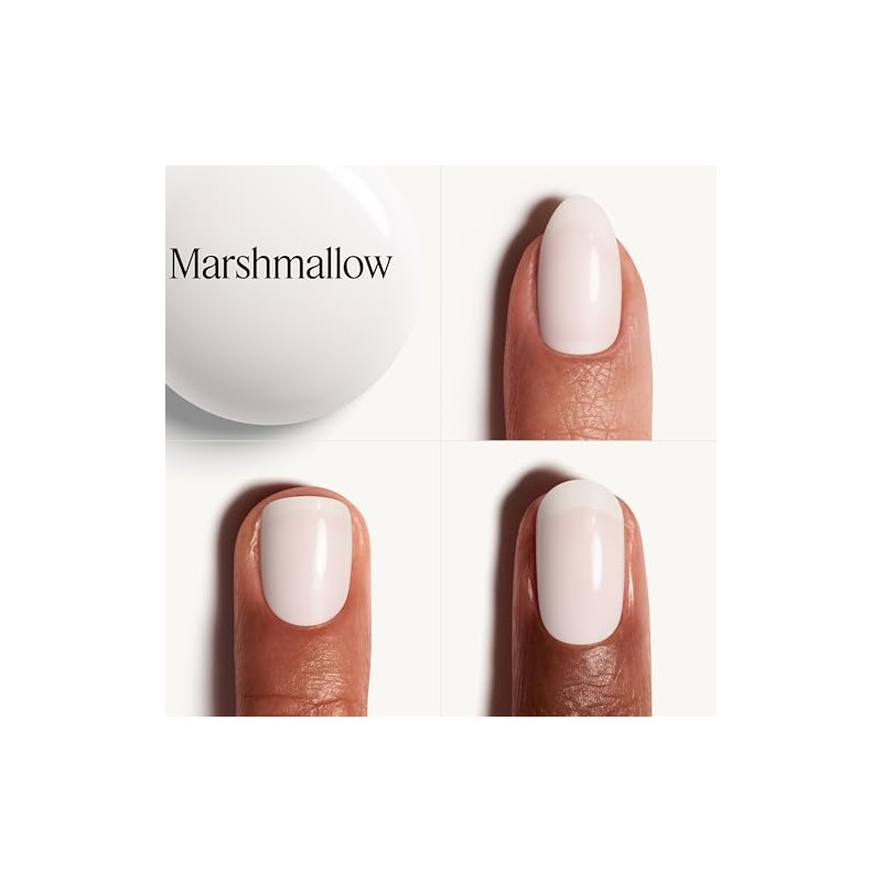 essie nail polish, marshmallow, sheer white nail polish, 0.46 fl.