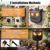 4 Pack Solar Owl Animal Repeller Outdoor for Raccoon, Deer