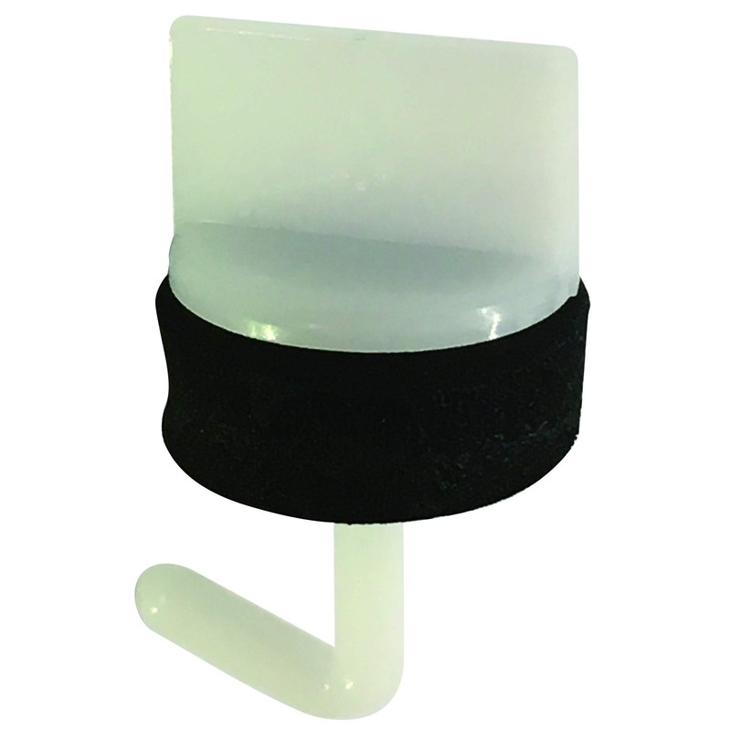 DAIDOHANT 32445 One-touch Plastic Hook, White (Nominal Diameter d) 0.17
