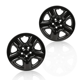 PIT66 Hubcap, Compatible with 2006-2012 Toyota RAV4 5-spoke 17” Wheel Chrome Skin Hub cap Cover 2 PCS #69506