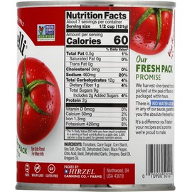 Dei Fratelli Italian Sauce - All-Natural Vine-Ripened - No Water Added, Not from Paste – Non GMO, Gluten-Free - Fifth-Generation Family Recipe (28 oz. Cans, 6 pack)