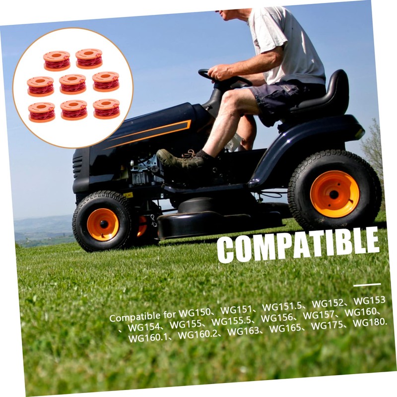 ORFOFE 2sets Durable Mowing Trimmer Rope Eater String for Gas/Electric