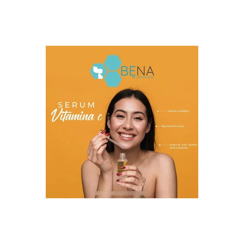 Serum Facial Vitamina C Con Acido Hialuronico Bena C
