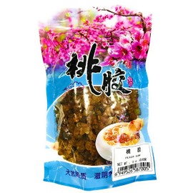 Wild Natural Tao Jiao Peach Resin Gum 桃胶 (Skin Health) 1 LB