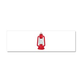 CafePress Camping Lantern Car Magnet 10 X 3 10" x 3", Bumper Magnet