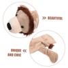 IWOWHERO Cartoon Animal Stethoscope Cover Sleeve Plush Protector for Doctors