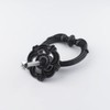 MuDuJia 10-Pack Antique Black Vintage Look Drawer Pulls 2.2" Diameter