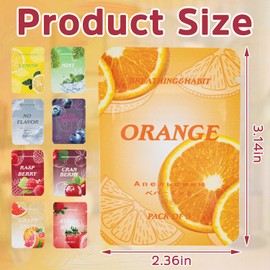 10Pcs Flavoured Inner Filter, Flavoured Air Inhaler, Breathing Necklace with Resistance for Adults Stress Anxiety Relief, Variety of Flavors to Choose