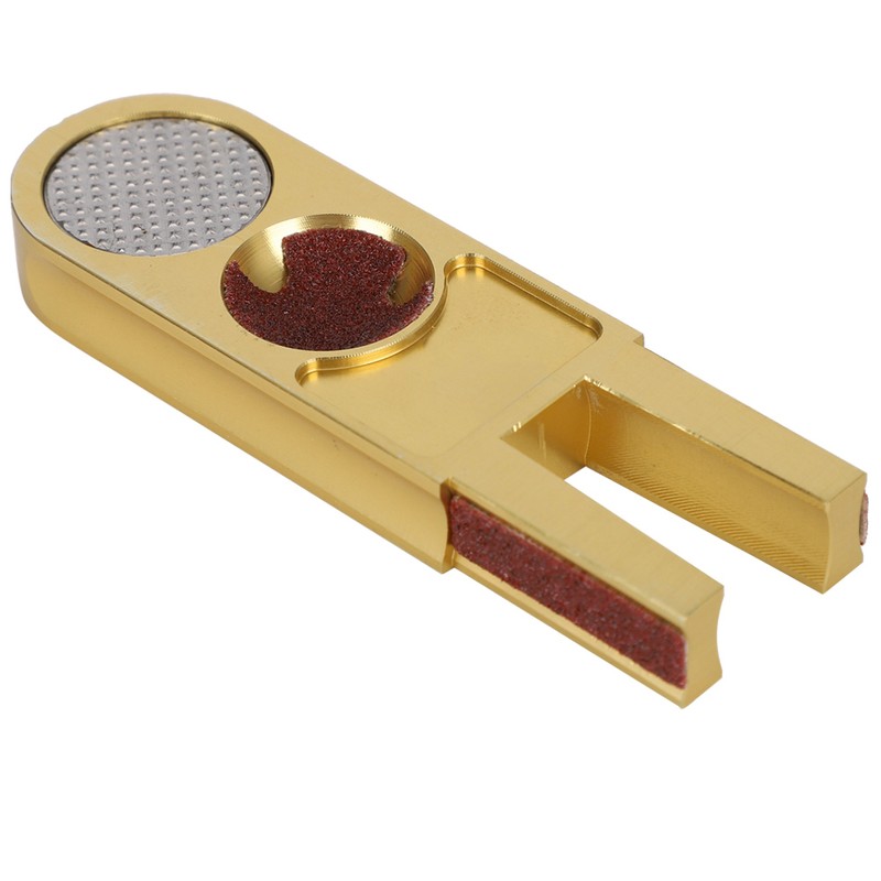 Aluminium Alloy Multifunction Gold U shape Billiards Pool Cue Tip