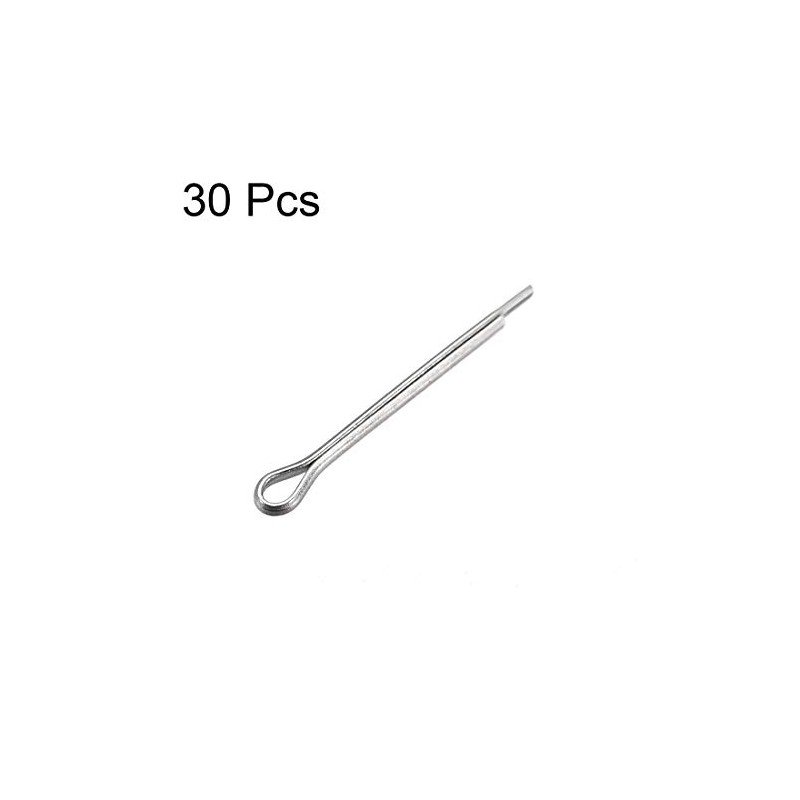 uxcell Split Cotter Pin - 1mm x 10mm 304 Stainless