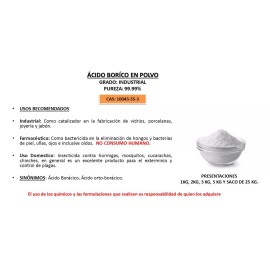 CQI//5626243690 Ácido Bórico 10 Kg.