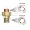 Supply Giant DDNV0001 1" No Lead Copper Union Fitting with