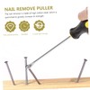 TEHAUX 2Pcs Nail Puller Tool with Shaped Fork Heavy Duty