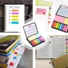 Sticky Notes Set, Notes Bookmarks, 2000 Pcs Rectangular Notes and