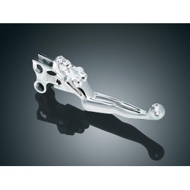 Kuryakyn 1049 Motorcycle Handlebar Accessory: Girl Silhouette Clutch and Brake Trigger Levers for 1996-2017 Harley-Davidson Motorcycles with Cable Clutch, Chrome, 1 Pair