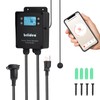 Briidea 120V 1500W WiFi Lake Water Thermometer with Timer, Remote