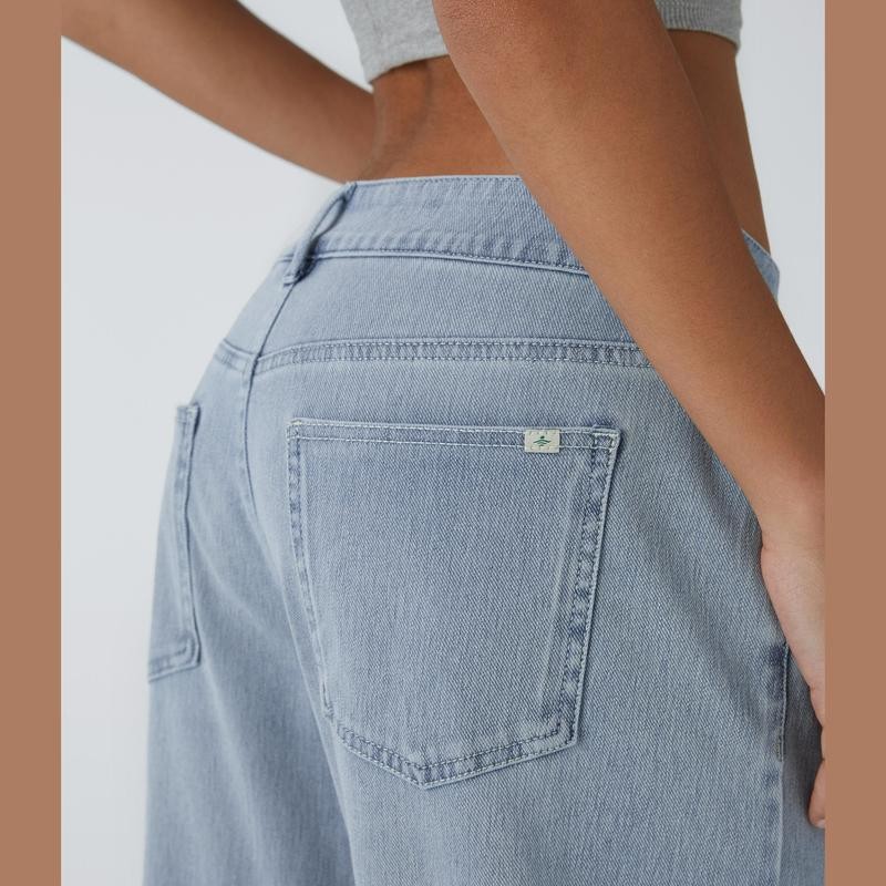 Halara Flex Asymmetric Low Rise Zipper Pockets Baggy Wide Leg