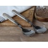 Salad Servers 2-Piece Antique Champagne Vintage Shabby Nostalgia Country House