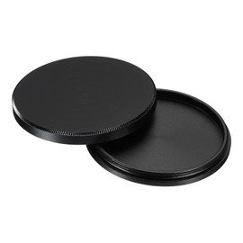 PATIKIL 43mm Lens Cap, Camera Lens Cap Cover Universal Front Metal Lens Filter Stacks Cap Protective Case for 43mm Camera Circular Polarizing Fader ND Filter, Black