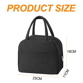 Nicrulp Small Cool Bag, Lunch Bag, Insulated Bag, Lunch Bag, Lunch Bags, Cooler Bags, Thermal Bag, Picnic Bag, Insulated for Office, Travel, Picnic, Hiking, Barbecue, 6 L