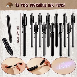 Vanblue 134Pcs Detective Party Favors Spy Kit Escape Toom Birthday Party Decorations Supplies Invisible Ink Pen Magnifying Glass Gift for Kids Treat Bags Stuffers Pinata Filler Classroom Prizes