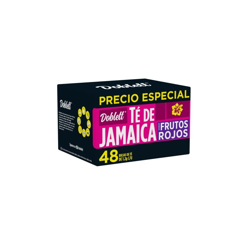 Té Doblett Jamaica Frutos Rojos 48 sobres