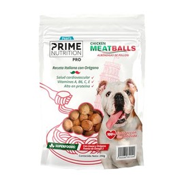 Prime Nutrition Premio para Perro, Chicken Meatballs, 150g                                                                                            