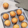 Vogue 12864 Aluminium Bakewell Pan 370X265mm Heavy Duty Baking Commercial,Silver