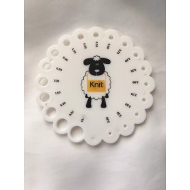 Unbranded Knitting Needle Gauge Sheep Knit Now Gauge Stitch Round Sizes 2 mm-10 mm Sturdy!