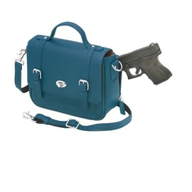 Gun Tote'n Mamas Classic School Girl Crossbody Satchel-Ocean