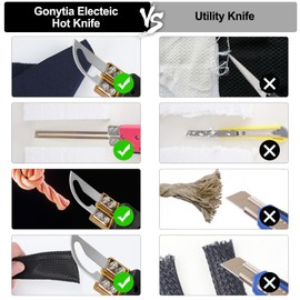 Styrofoam Cutter with 3 Nichrome Blades, 0-500°C 300W Quick Hot Wire Cutter Styrofoam Cutting Device, Suitable for Styrofoam, EPS, EPP, KT Board, EVA, PU, Rope Fabric Foam Plastic