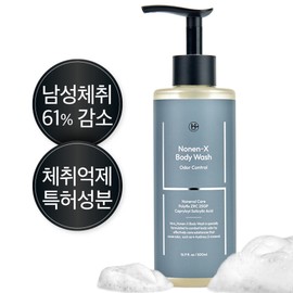 Heizu NonenX Body Odor Removal Cooling Body Wash, 1 pc, 500ml / 히이즈 노넨엑스 몸냄새&체취제거 쿨링 바디워시, 1개, 500ml