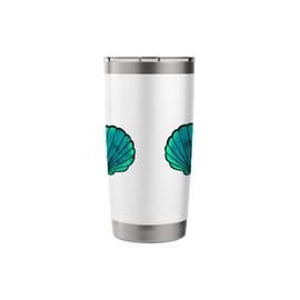 Shell Mermaid Brassiere Bikini Bra Shell Stainless Steel Insulated Tumbler